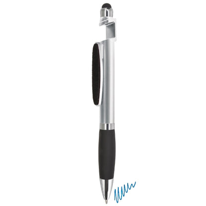 Silberner Multitasking-Stift