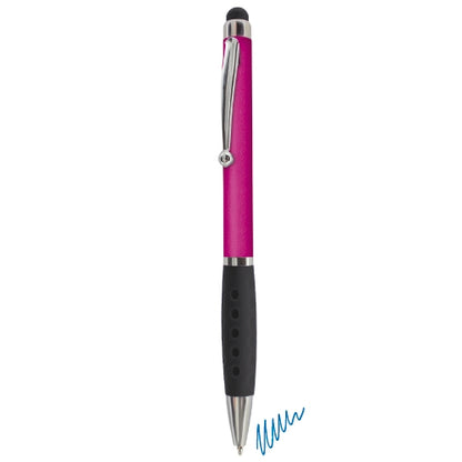 Bolígrafo Puntero Táctil Rosa Metálico
