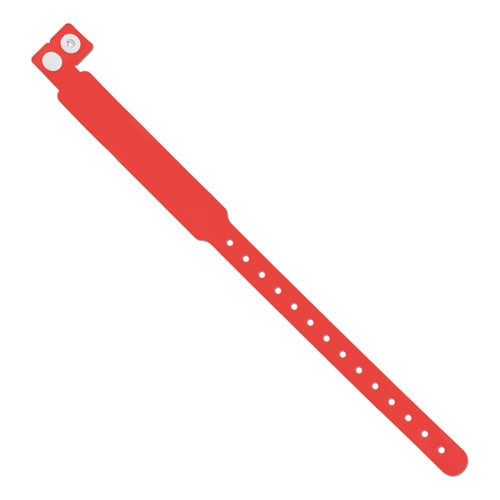 Pulsera Registro Estándar Rojo (lote de 100)
