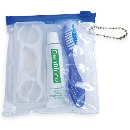 Dentalset mit blauer Tasche