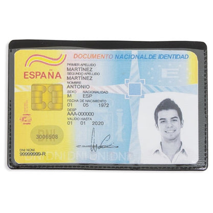 Einfacher schwarzer Kartenhalter (100er-Pack)
