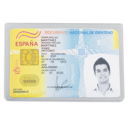 Einfache silberne Kartenhalter (100er-Pack)