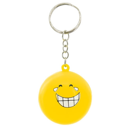 Llavero Antiestrés Emoji Risa Amarillo
