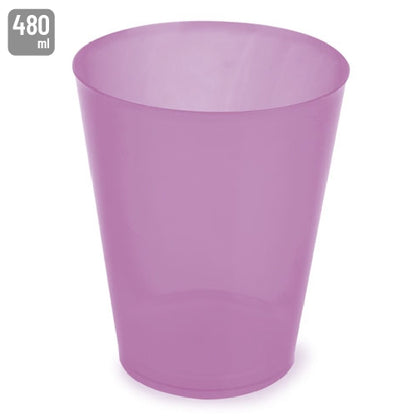 Vaso Gran Cubata Lila Reutilizable 480 ml