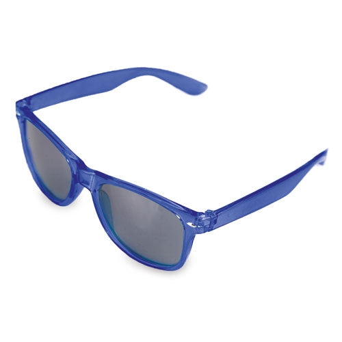 Lunettes transparentes bleu marine