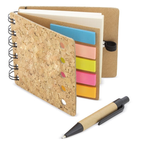 Notizbuch Kork mit Markern