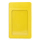 Tarjetero PVC Amarillo