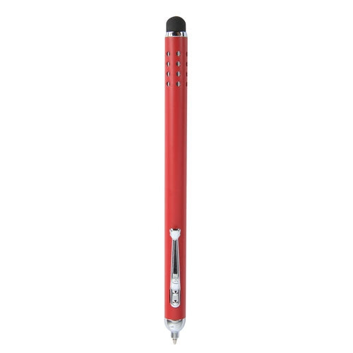 Bolígrafo Touch Rojo Punta Retráctil Stylus
