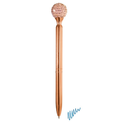 Bolígrafo Marilin Rosé Strass Oro Rosado Pierre Delone