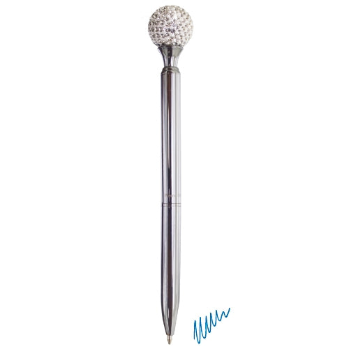 Bolígrafo Marilin Strass Plata Pierre Delone