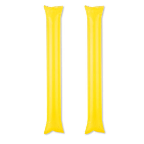 Bâtons gonflables jaunes (lot de 50)