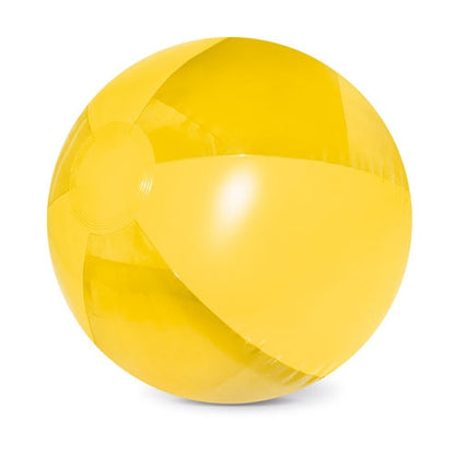 Balón de playa inflable amarillo
