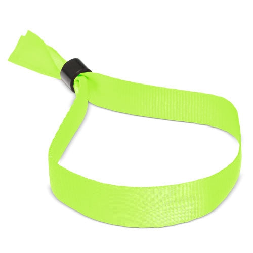 Bracelet réglable vert fluorescent