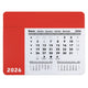 Alfombrilla Calendario Ratón Rojo 2026