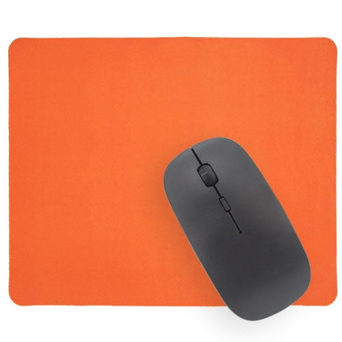 Alfombrilla Ratón Rectangular Naranja Lisa
