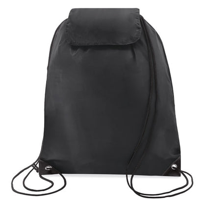Rucksacktasche aus verstärktem schwarzem Nylon