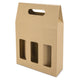 CAJA CARTON VENTANA 3 BOTELLAS "TREVISO"