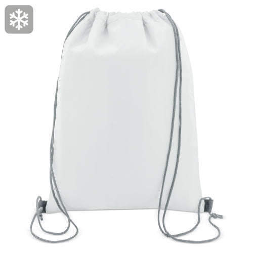 Weiße Kühlrucksacktasche