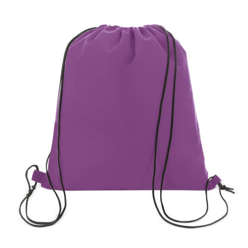 Lilafarbener Rucksack aus Vliesstoff (10er-Pack)
