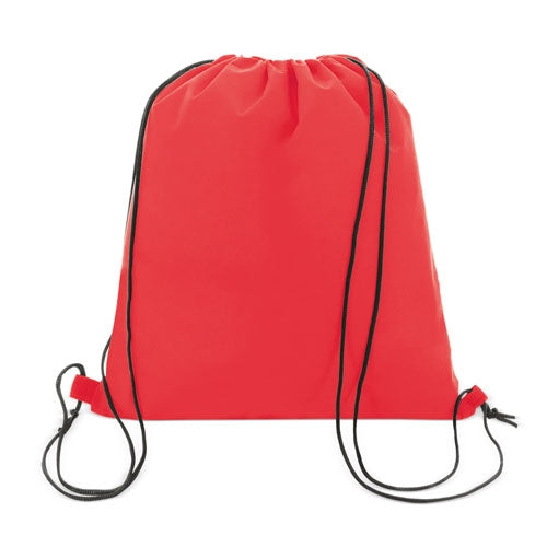 Rote Rucksacktasche aus Vliesstoff (10er-Pack)