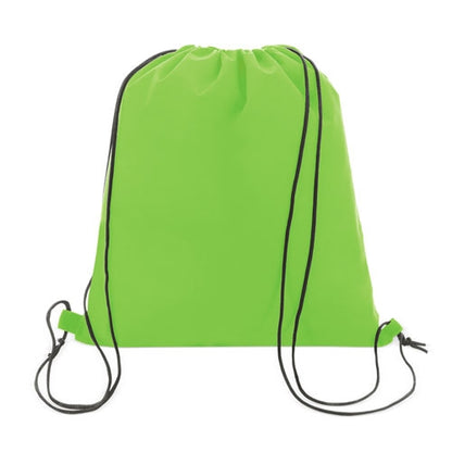 Grüne Rucksacktasche aus Vliesstoff (10er-Pack)