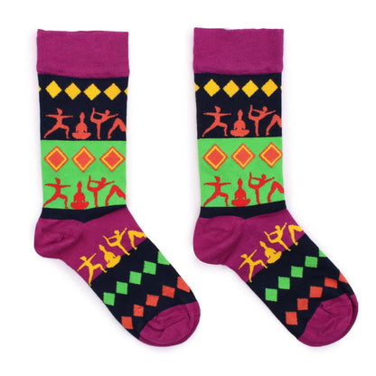 Chaussettes en bambou Hop Hare (S/M) - Postures de yoga -