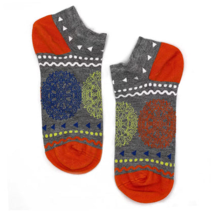 Chaussettes basses en bambou Hop Hare, tailles S/M (36-40) - Fleurs de Vie -