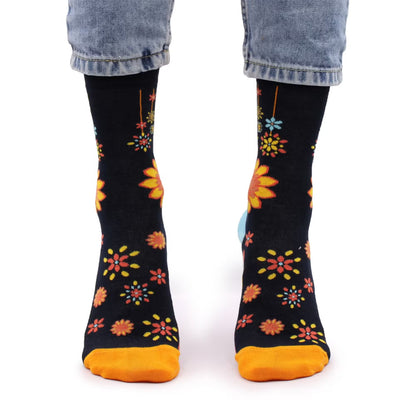 Chaussettes en bambou Hop Hare (S/M) - Fleurs Mandala -