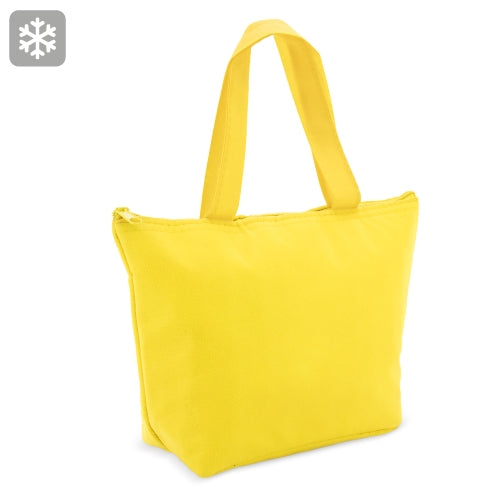 Gelbe Strandkühltasche
