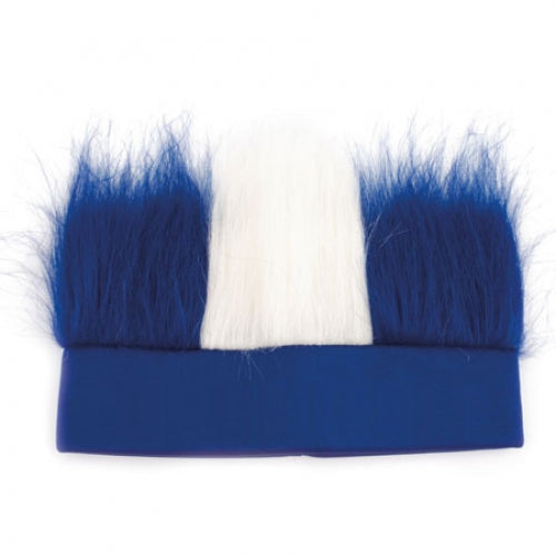 Chapeau à plumes bleu d'Espagne
