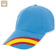 CASQUETTE NATIONALE 5 PANNEAUX EN COTON PEIGNÉ « DEVA »