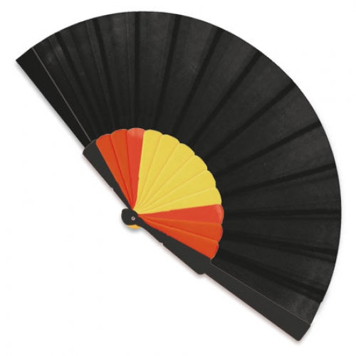Abanico Varillas España Negro