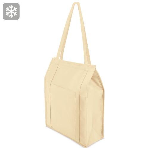 Bolsa Térmica Non Woven Velcro Crema