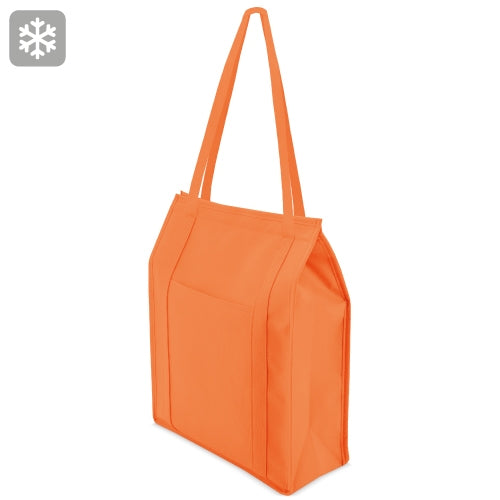 Sac isotherme orange à velcro