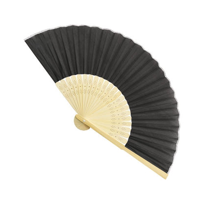 Abanico De Bambu Negro