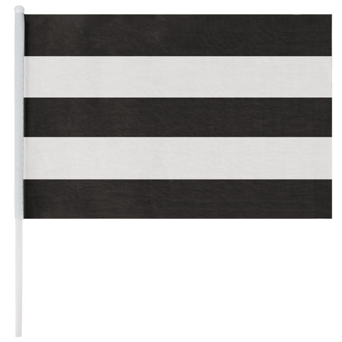 Banderín Animación Blanco Negro (lote de 50)