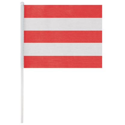 Banderín Blanco Rojo (lote de 50)