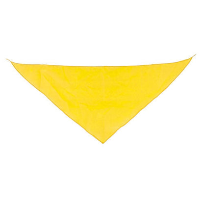 Écharpe triangulaire jaune (lot de 10)