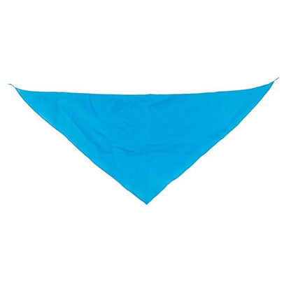 Écharpe triangulaire bleue (lot de 10)