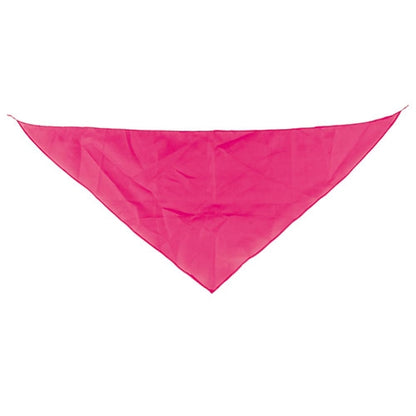 Foulard triangulaire fuchsia (lot de 10)
