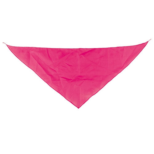 Foulard triangulaire fuchsia (lot de 10)