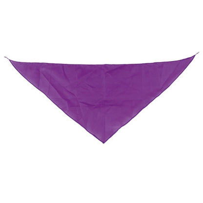 Écharpe triangulaire violette (lot de 10)