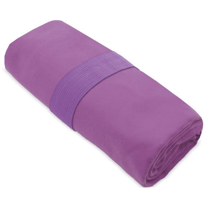 Toalla Microfibra Gym Lila Secado Rápido