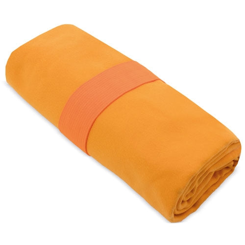 Toalla Microfibra Gym Naranja Secado Rápido
