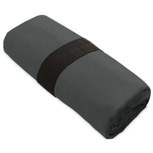 Toalla Microfibra Gym Negra Secado Rápido