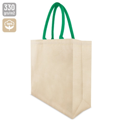 Bolsa Algodón Canvas Asas Color
