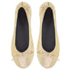 ZAPATILLA PLEGABLE ORO (12 PARES) "BALLET"