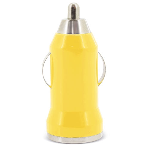 Chargeur de voiture USB jaune
