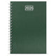 Agenda de Anillas Metalizada Verde