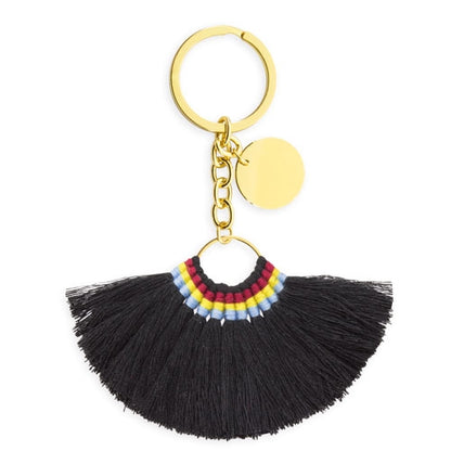 Porte-clés ethnique noir